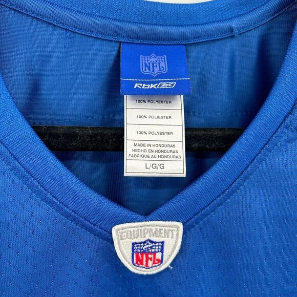 REEBOK NFL Indianapolis Colts Dwight Freeney Blue Stitched Jersey Kids Large - Picture 5 of 6